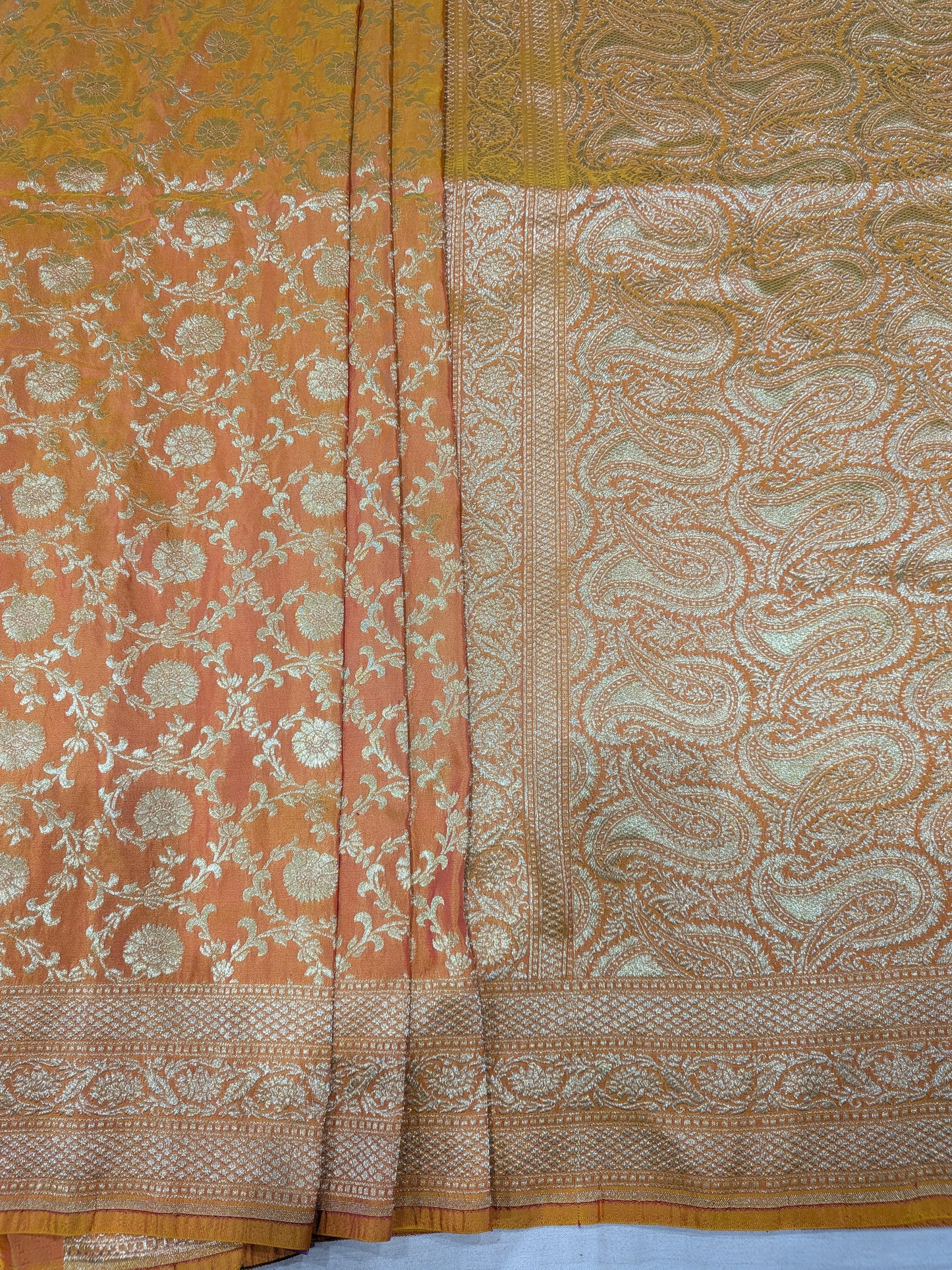 BANARASI KATAN SILK JAAL SAREE