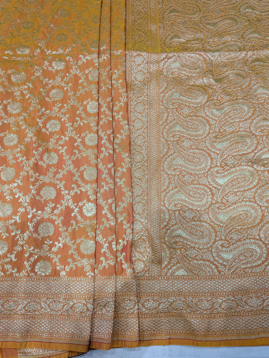 BANARASI KATAN SILK JAAL SAREE
