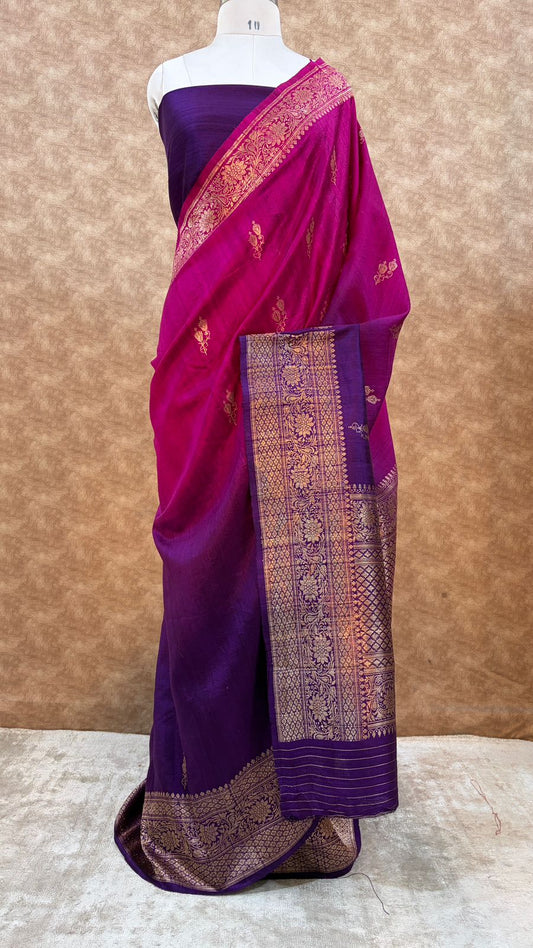 PURE BANARASI RAW MANGO SILK SAREE