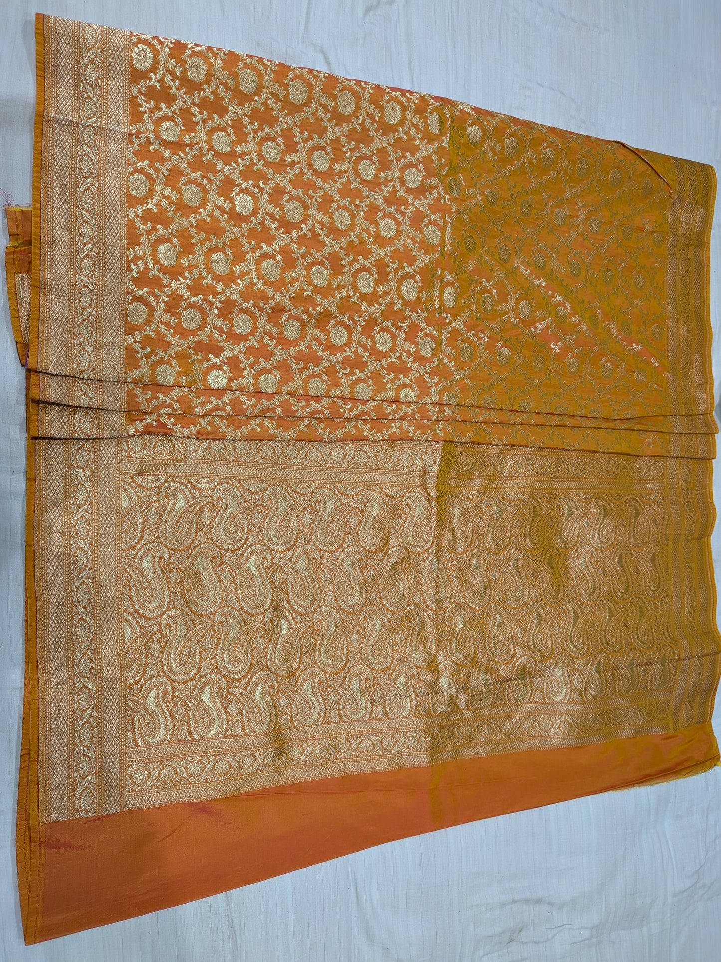 BANARASI KATAN SILK JAAL SAREE