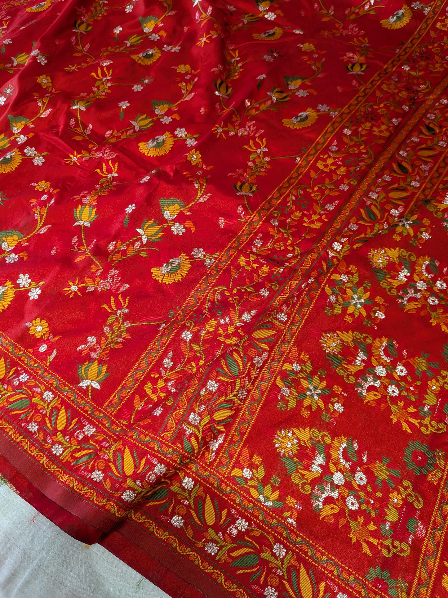 BANARASI KATAN SILK PASHMINA SAREE