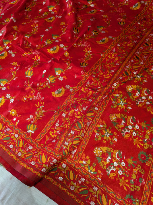 BANARASI KATAN SILK PASHMINA SAREE