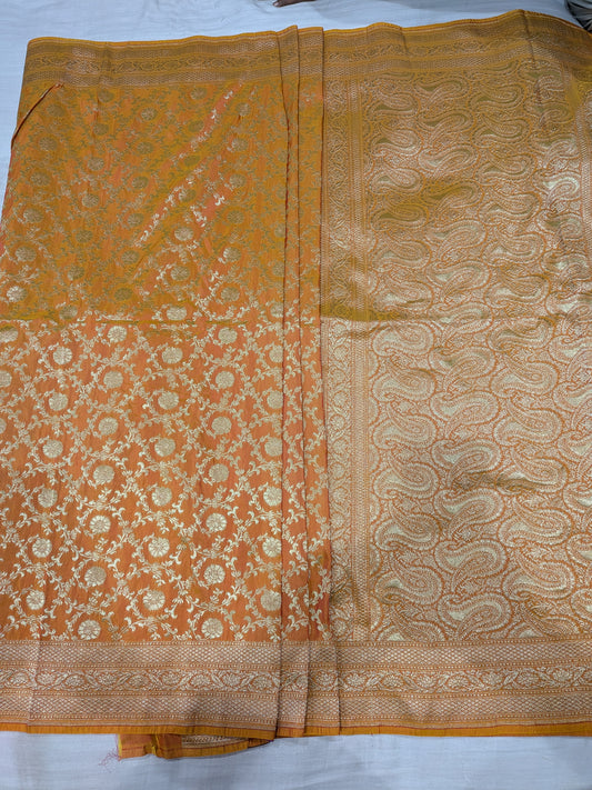 BANARASI KATAN SILK JAAL SAREE