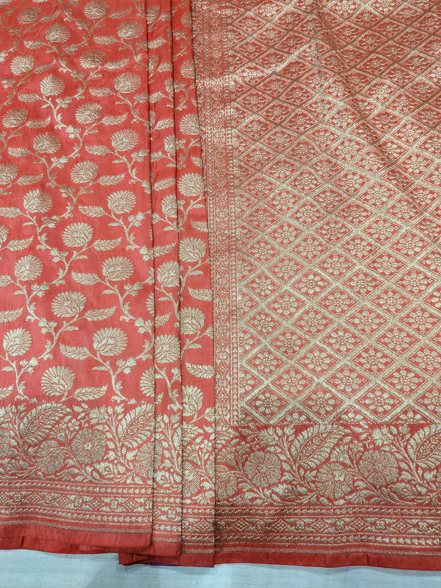 BANARASI SILK JAAL SAREE