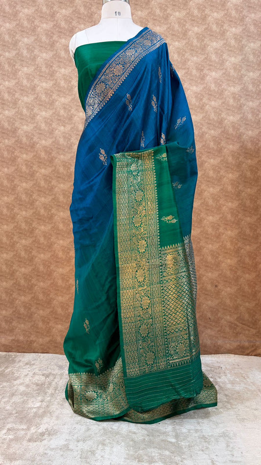 PURE BANARASI RAW MANGO SILK SAREE